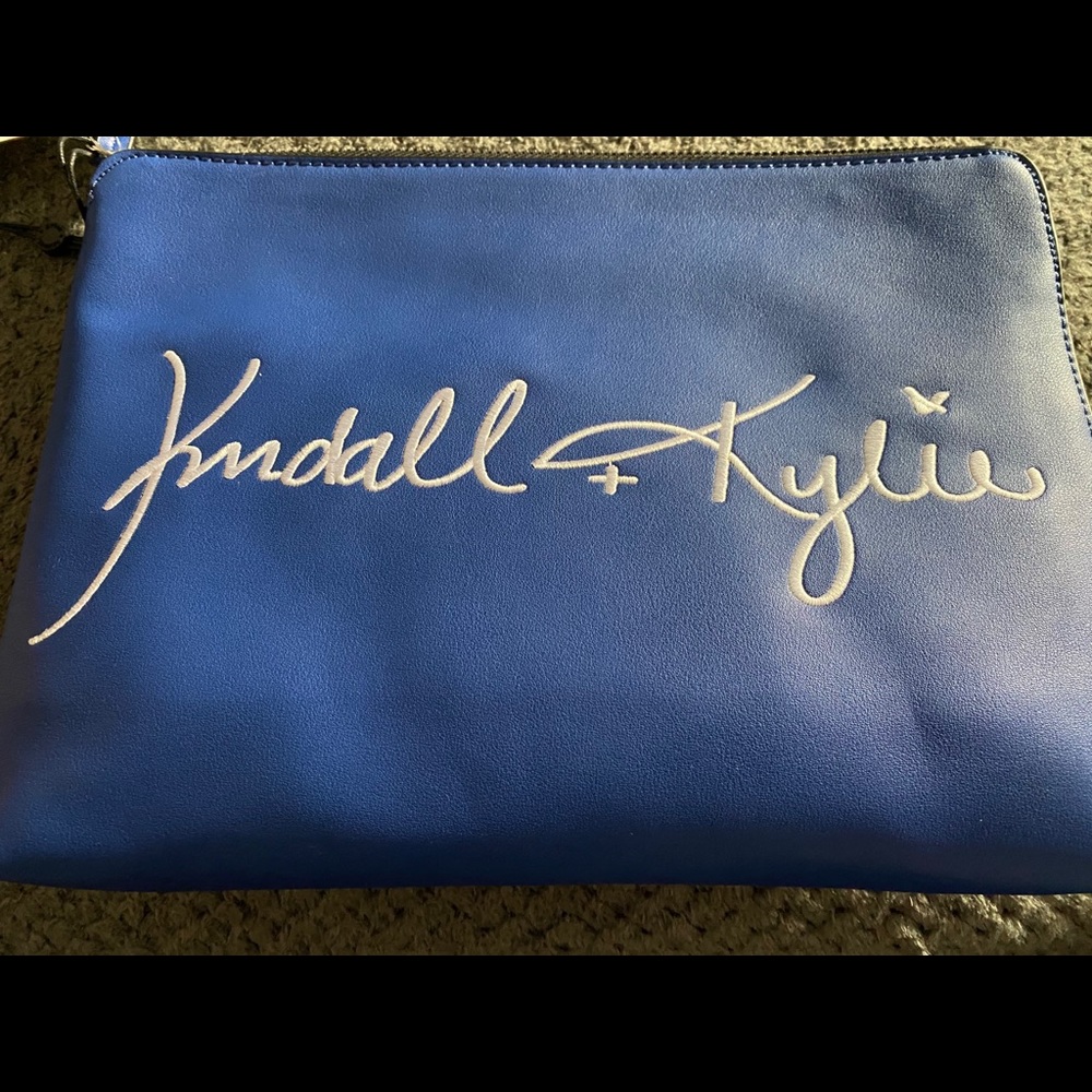 Kendall + Kylie blue Clutch